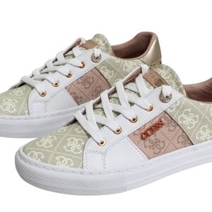 GUESS Women's Loven Sneaker Light Natural Size 7M Shoes